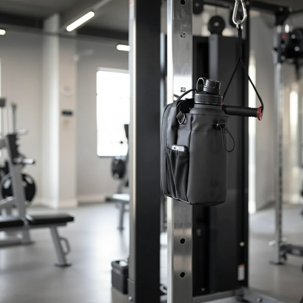 2025 New Magnetic Water Bottle Pouch Bag Gym-Specific Water Cup Holder with Strong Magnet for Outdoor Sports Cup Holder Bag